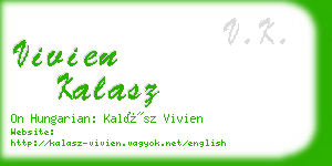 vivien kalasz business card